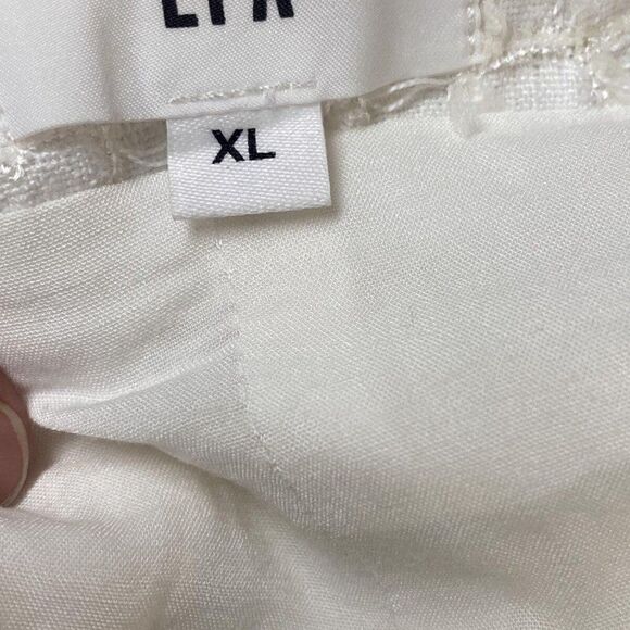 NWT LPA Kathy Wrap Style Dress in WHITE Size XL $238 MSRP (11-8) - Picture 6 of 6